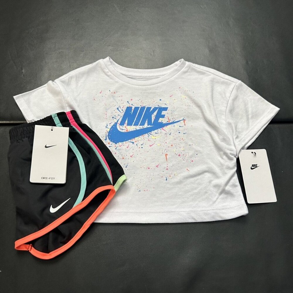 NWT Nike Confetti Athletic Set Girls Size 3T